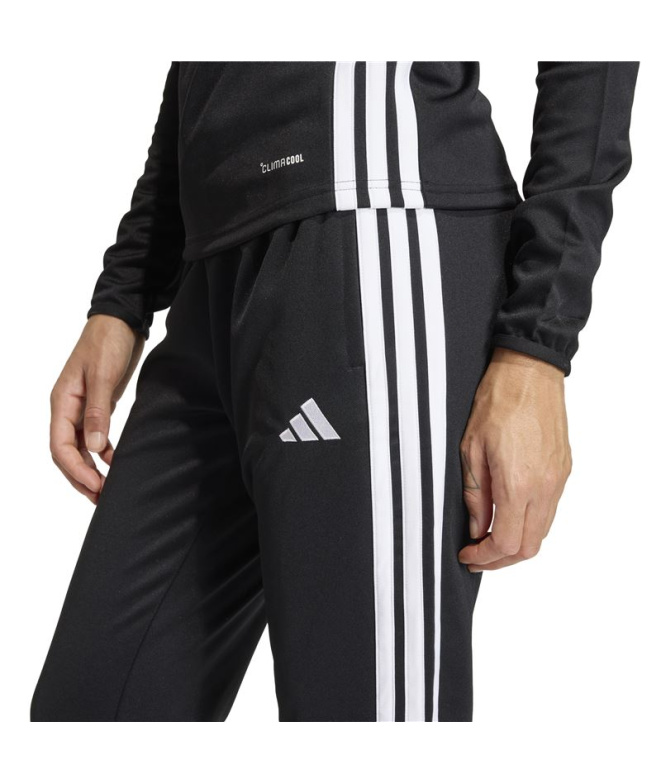 Pantalons Football adidas Tiro Femme noir et blanc