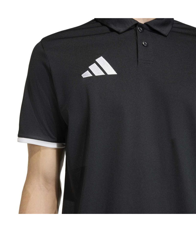 Polo Football adidas Entrada26 Homme noir et blanc