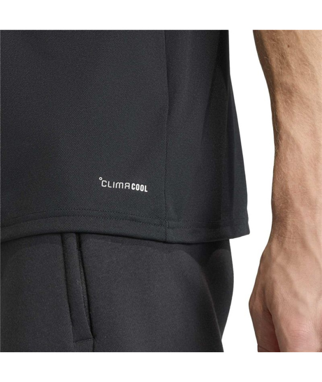 Polo Football adidas Entrada26 Homme noir et blanc