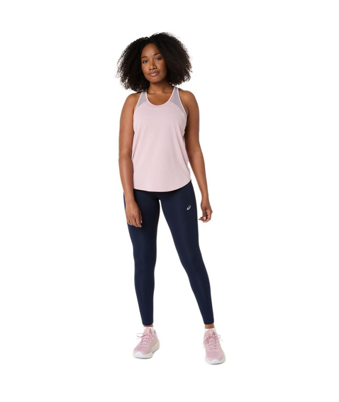 Camiseta Running Mulher ASICS Road Tank Morganite