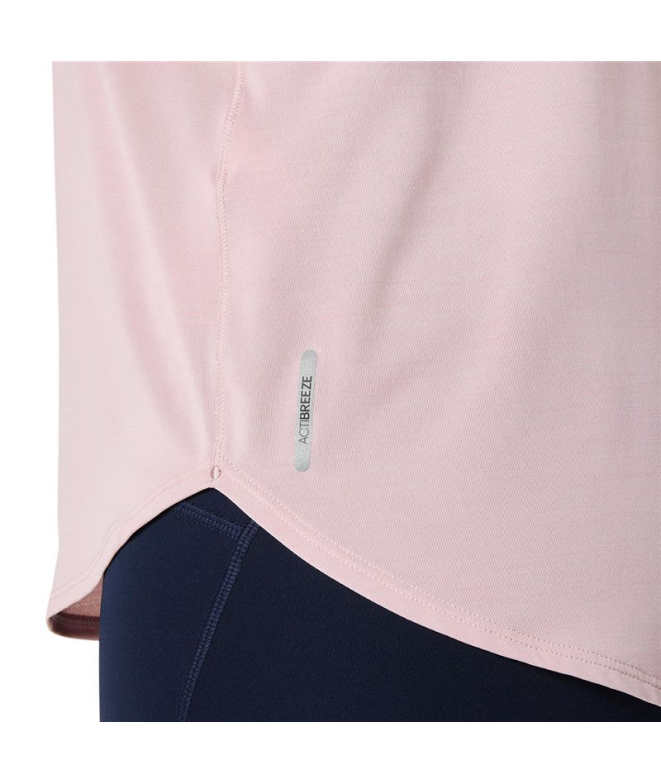 Camiseta Running Mulher ASICS Road Tank Morganite