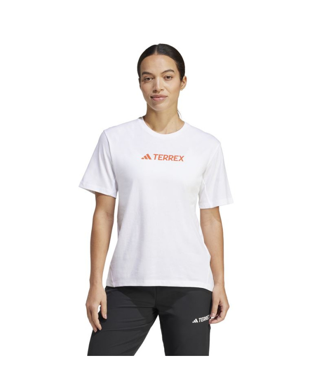 Camiseta Mulher adidas Tx Logo White Montanha