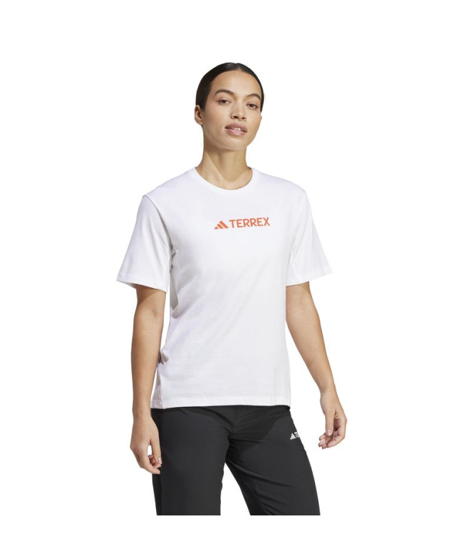 Camiseta Mulher adidas Tx Logo White Montanha