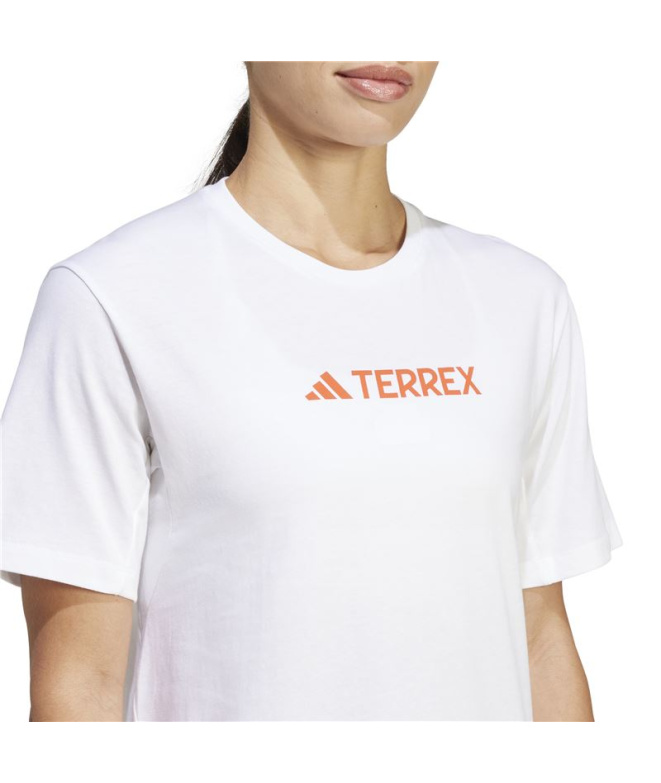 Camiseta Mulher adidas Tx Logo White Montanha