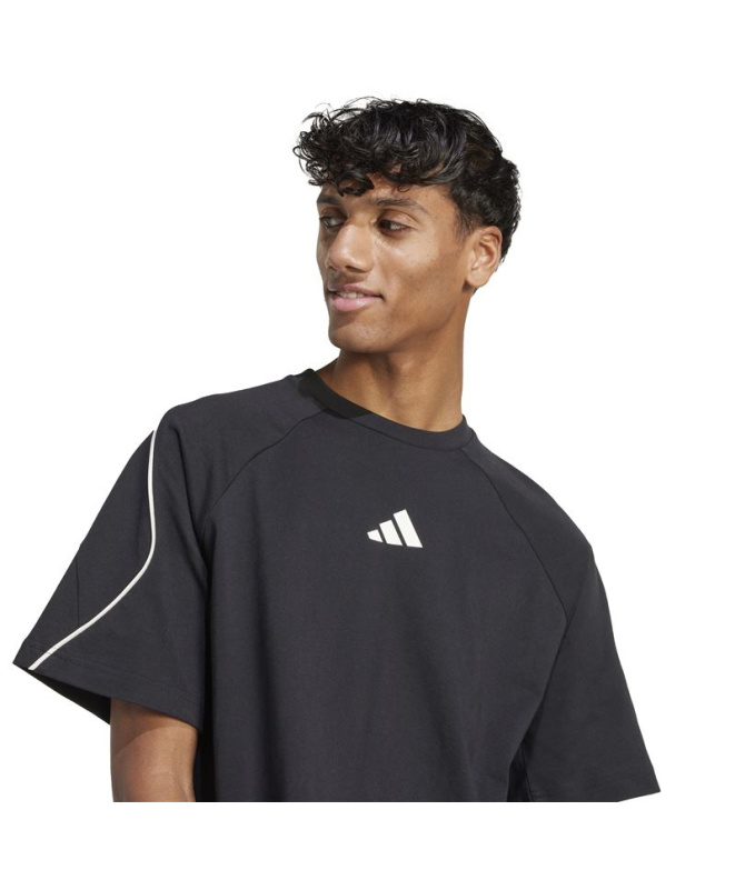 Camiseta preta Homem adidas Stadium Tee