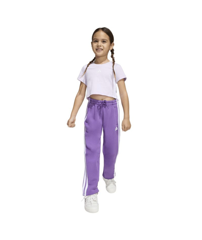 Ensemble adidas Essentials Enfant Lavande / Blanc