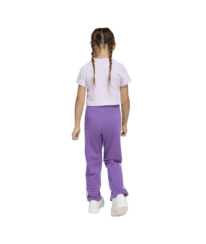 Ensemble adidas Essentials Enfant Lavande / Blanc