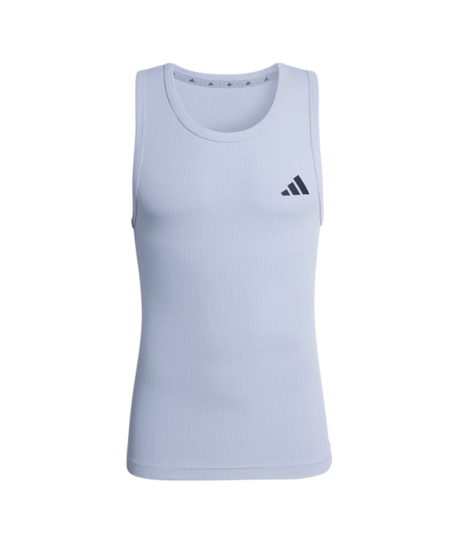 Camiseta Fitness adidas Po Es Rib, Homem cinza.
