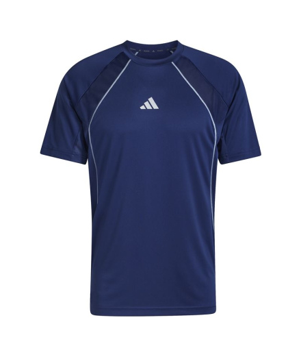 Camiseta de Fitness adidas Tech App Hombre Azul Oscuro