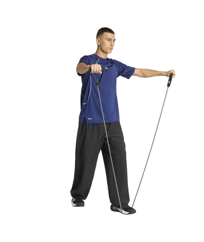 T-shirt Fitness adidas Tech App Homme bleu foncé