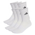 Chaussettes adidas Ess Crw 6Pp blanches/noires