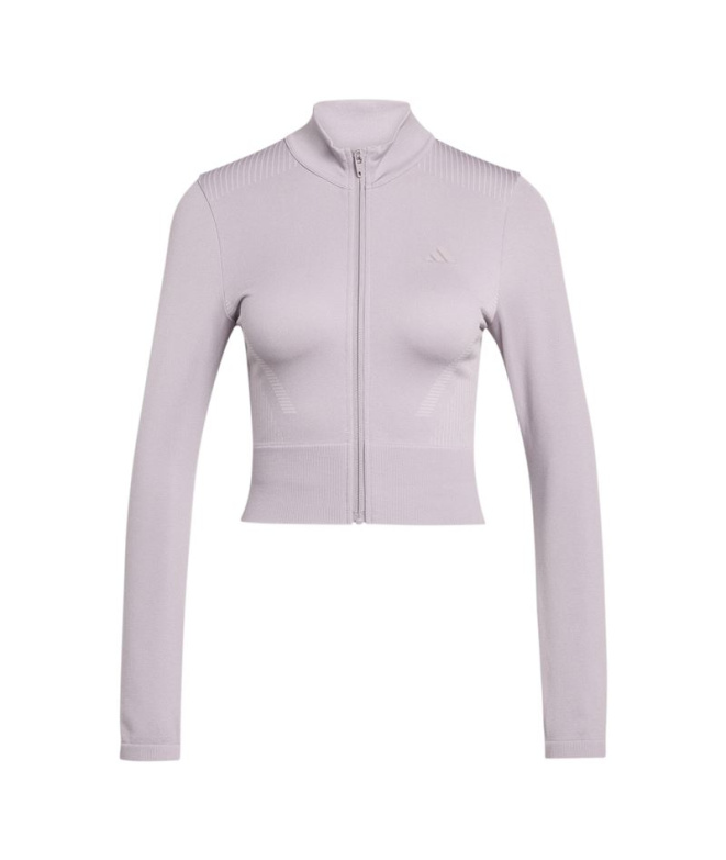 Sudadera de Fitness adidas We Knit Mujer Lila