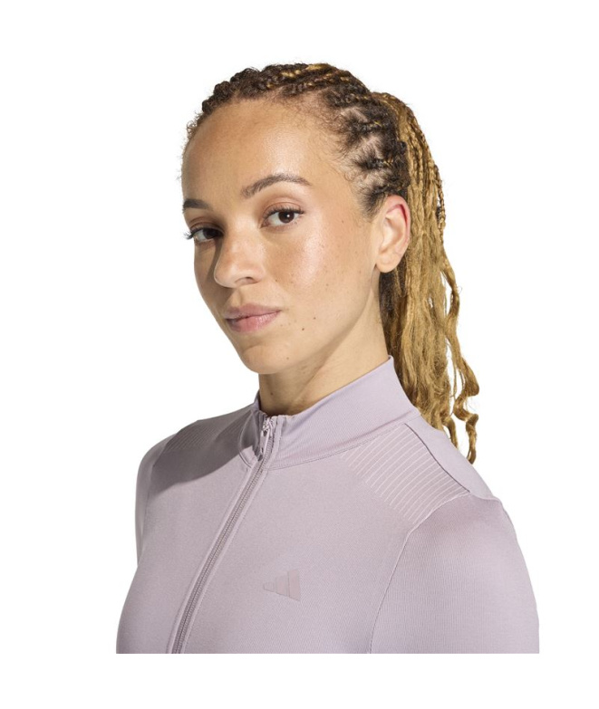 Sudadera de Fitness adidas We Knit Mujer Lila