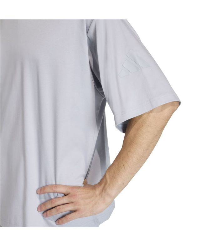 Camiseta adidas SL Hombre Halo Silver