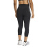 Calça legging adidas Opt ES 3-Stripes 3/4 Fitness Malhas Mulher , preto/branco