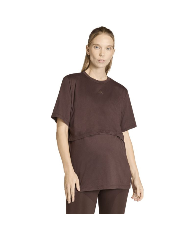 Camiseta adidas Fitness Mat Mulher Caau