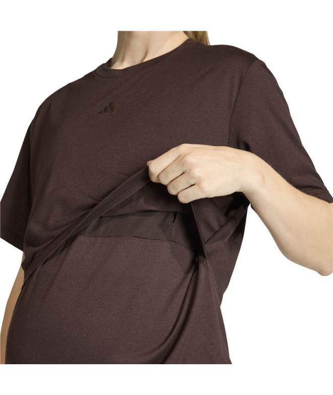 Camiseta adidas Fitness Mat Mulher Caau