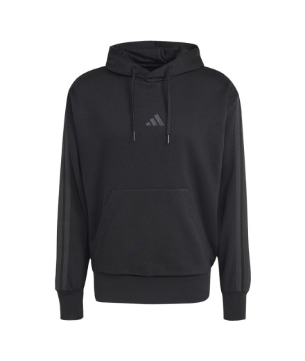 Homem adidas 3Stripes FL HD, Moletom /carbono