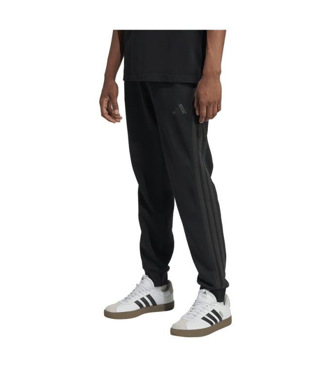 Pantalons Homme adidas 3Stripes FL TC Noir/Carbone