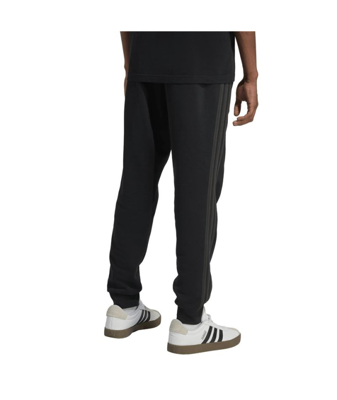 Calça Homem adidas 3Stripes FL TC preta/carbono