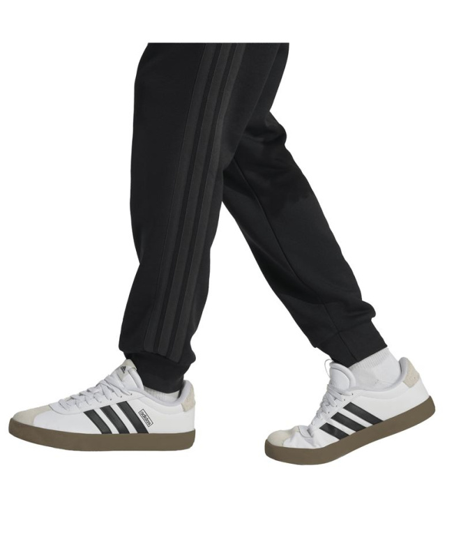 Calça Homem adidas 3Stripes FL TC preta/carbono