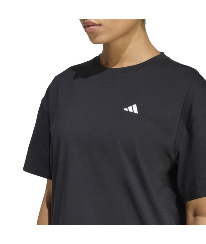 T-shirt Fitness Femme adidas Pwr Ess noir
