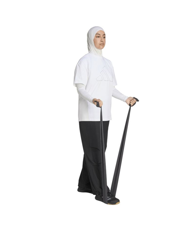 T-shirt Fitness Femme adidas Pwr Ess Logo Blanc