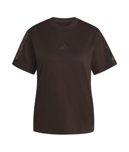 Camiseta adidas Aop 3 Stripes Mulher (Caau/Multco)