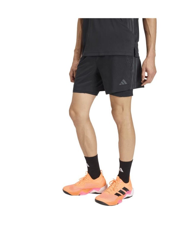 Pantalons Fitness adidas Teches 2In1 Sho Homme...