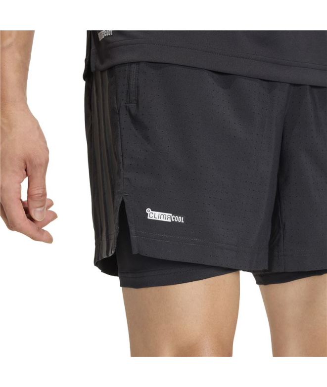 Pantalons Fitness adidas Teches 2In1 Sho Homme...
