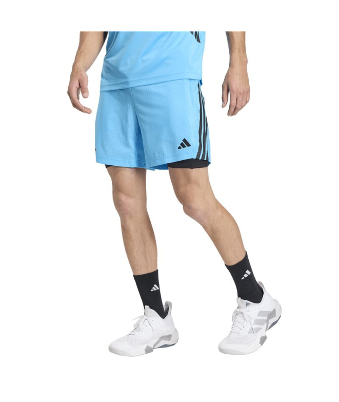 adidas Teches 2In1 Sho Homem Fitness Calça Aglú