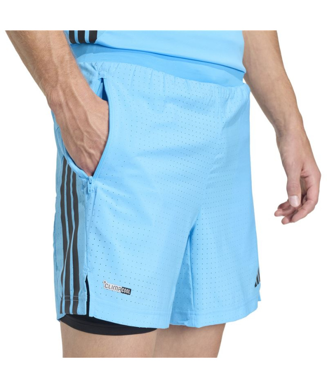 adidas Teches 2In1 Sho Homem Fitness Calça Aglú