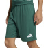 Calça Futebol Infantil adidas Entrada26 Sho, cor verde-escura/branca