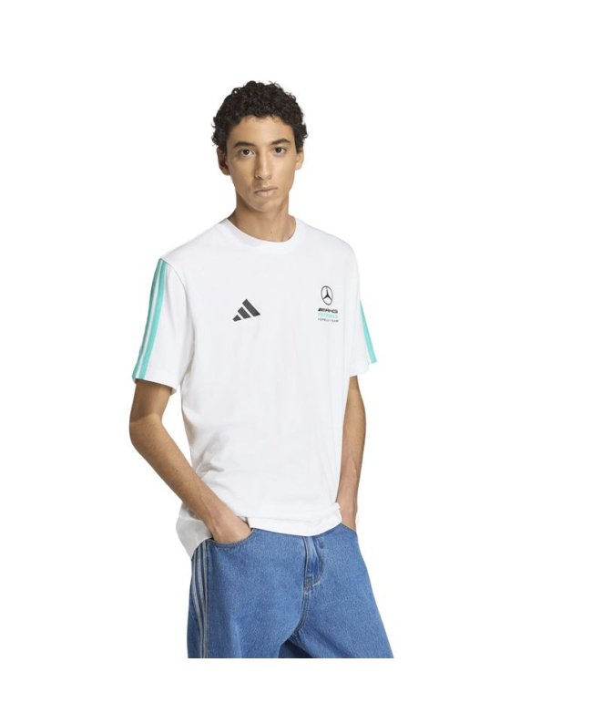 Camiseta adidas Mer DNA Homem Branca/Semmen
