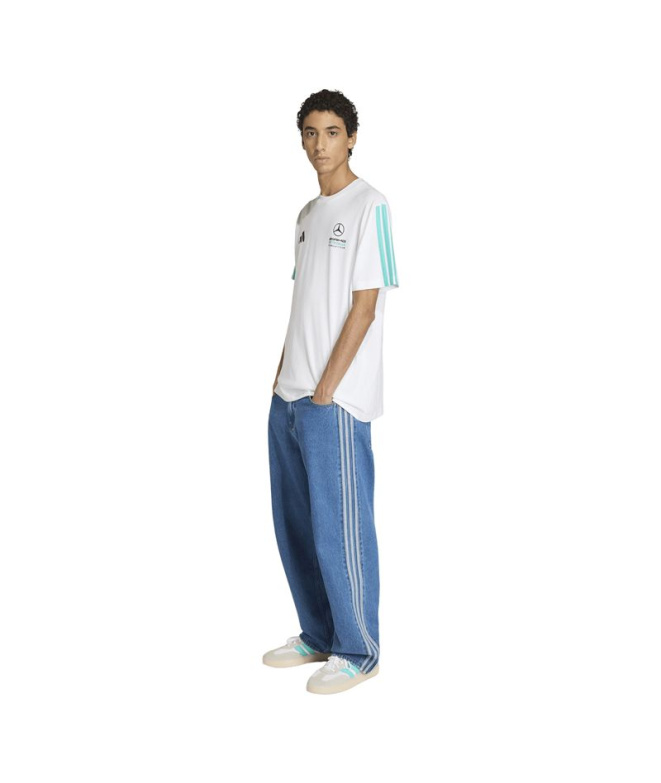 Camiseta adidas Mer DNA Homem Branca/Semmen