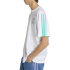 Camiseta adidas Mer DNA Homem Branca/Semmen