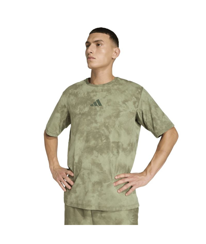 Camiseta Homem adidas Mt SD Montanha verde/Estoli