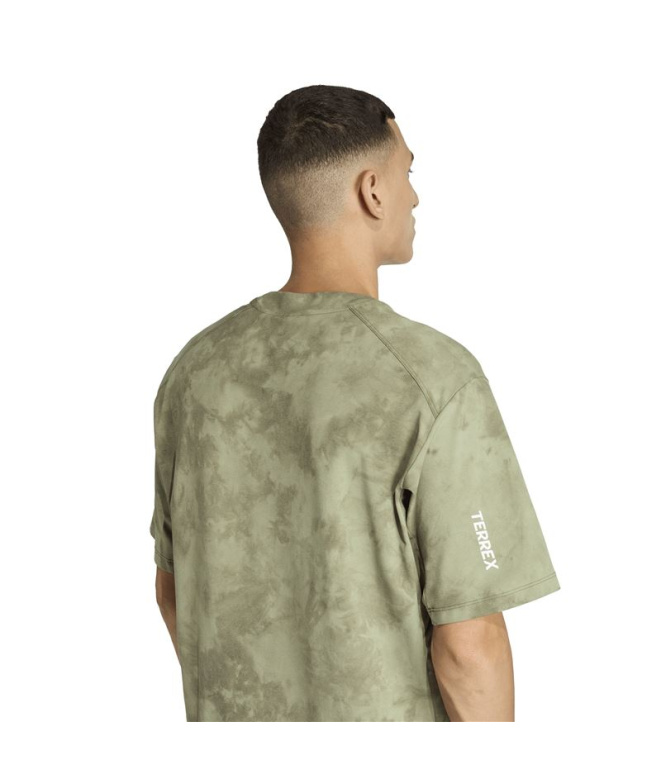 Camiseta Homem adidas Mt SD Montanha verde/Estoli