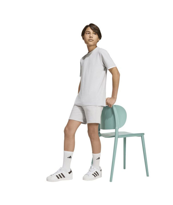 Calça Futebol Infantil adidas Entrada26 brancas