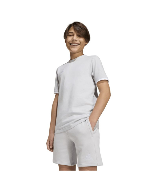 Calça Futebol Infantil adidas Entrada26 brancas