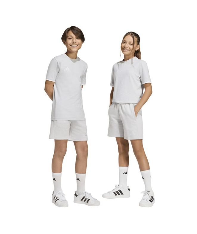 Calça Futebol Infantil adidas Entrada26 brancas