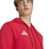 Sweat Football adidas Entrada26 à fermeture éclair intégrale Homme rouge et blanc