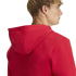 Moletom Futebol Homem adidas Entrada26 com zíper frontal, vermelho/branco
