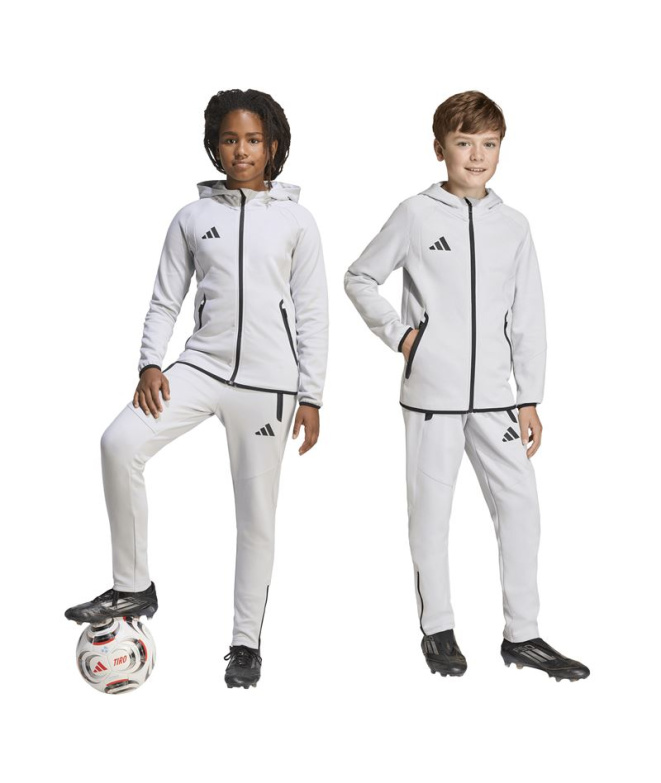 Pantalons Football Enfant adidas Tiro Travel gris