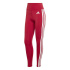 Collants Fitness adidas Opt Ess à 3 bandes, Femme , marron/blanc