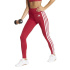 Collants Fitness adidas Opt Ess à 3 bandes, Femme , marron/blanc