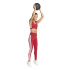 Collants Fitness adidas Opt Ess à 3 bandes, Femme , marron/blanc
