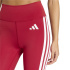 Collants Fitness adidas Opt Ess à 3 bandes, Femme , marron/blanc
