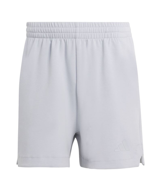 Calça adidas Soft Lux Short Homem Halo Prata