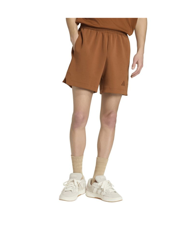 Calça curtas Homem adidas Soft Lux, cor bronze...